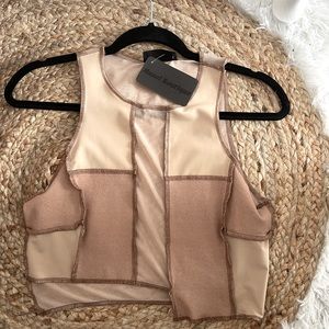 Hazel Boutique mesh crop top